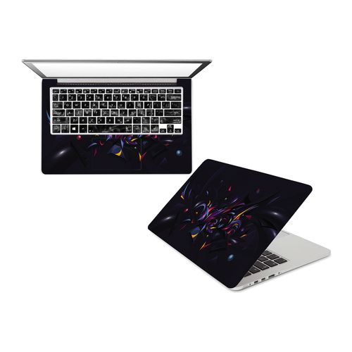 Multi-design Vinyl Laptop Sticker - Multicolour