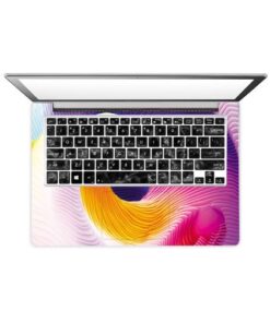 Multi-design Vinyl Laptop Sticker - Multicolour