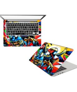 Multi-design Vinyl Laptop Sticker - Multicolour