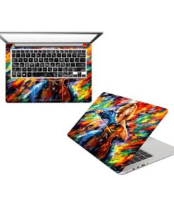 Multi-design Vinyl Laptop Sticker - Multicolour
