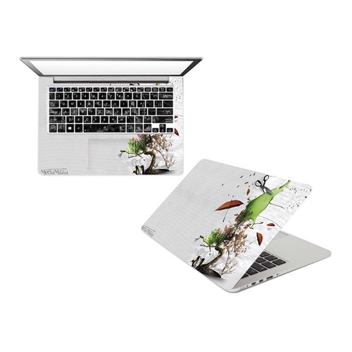 Multi-design Vinyl Laptop Sticker - Multicolour