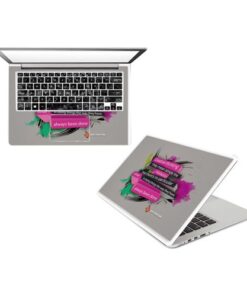Multi-design Vinyl Laptop Sticker - Multicolour