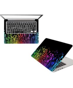 Multi-design Vinyl Laptop Sticker - Multicolour