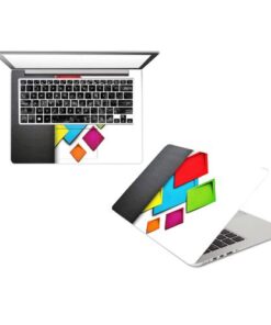 Multi-design Vinyl Laptop Sticker - Multicolour